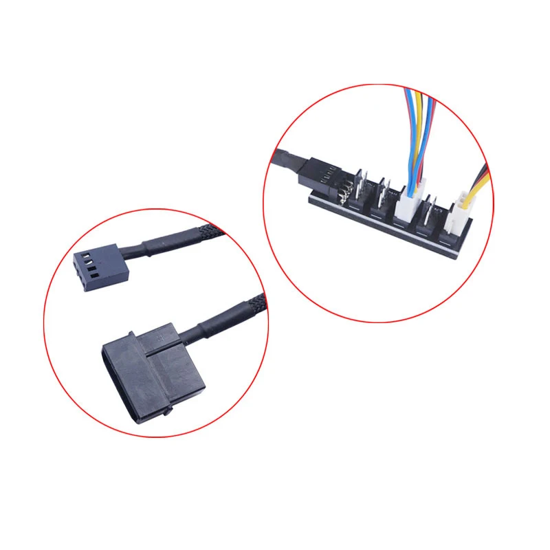 5-in-1 PC Fan Splitter Hub with PWM Control 5 5-in-1 PC Fan Splitter Hub with PWM Control - Image 5