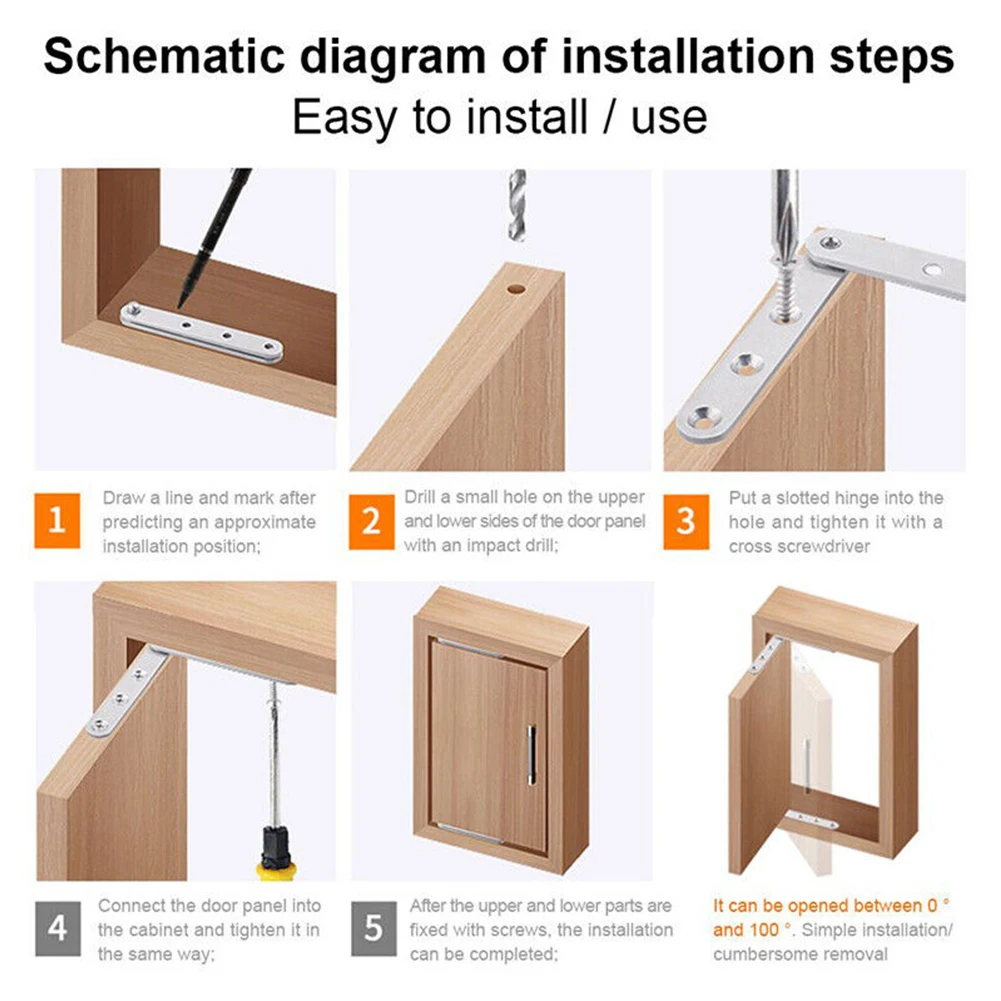 Stainless Steel Invisible Pivot Door Hinge S, M, L 6 Stainless Steel Invisible Pivot Door Hinge S, M, L - Image 6