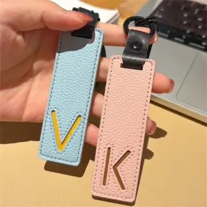 Leather Alphabet Keychain Collection for Bags 11 Se844388f4fa34dde8cd5417894880334x