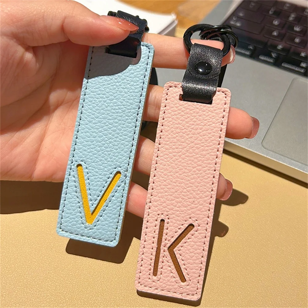 Leather Alphabet Keychain Collection for Bags 2 Leather Alphabet Keychain Collection for Bags - Image 2