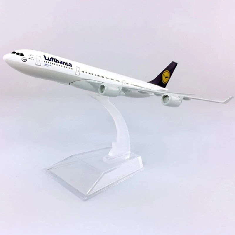 Lufthansa Airbus A340 Diecast Model 16cm 4 Lufthansa Airbus A340 Diecast Model 16cm - Image 4