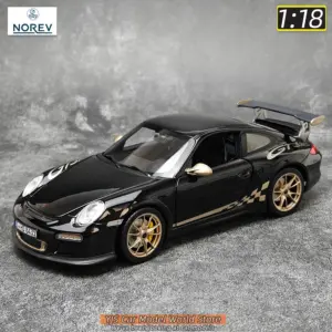 NOREV Diecast model 1:18  911 GT3 RS 2009 Metal car model Static Collection Holiday Gift Collection