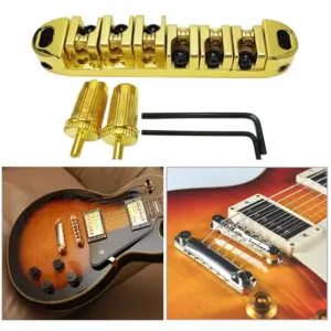 High-End LP Electric Guitar Roller Bridge Set 14 Se8eed8a942c64070bd58e24e33f89609O