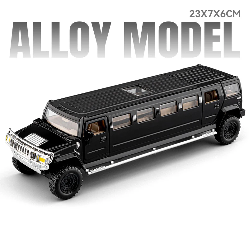 Yellow Hummer H2 Deluxe 1:32 Scale Diecast Model 7 Yellow Hummer H2 Deluxe 1:32 Scale Diecast Model - Image 7