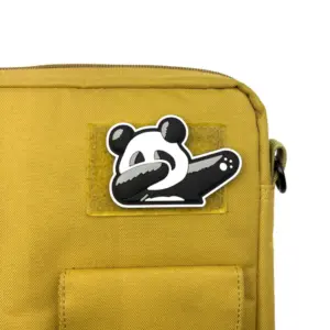 Playful Panda PVC Patch for DIY Customization 10 Se90d82df45ab4fd8910e394fef118032w