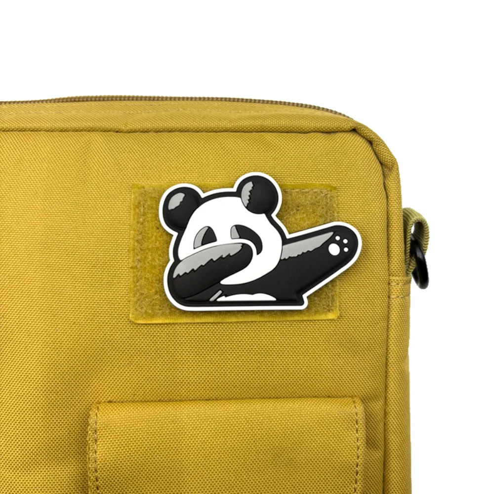 Playful Panda PVC Patch for DIY Customization 5 Playful Panda PVC Patch for DIY Customization - Image 5
