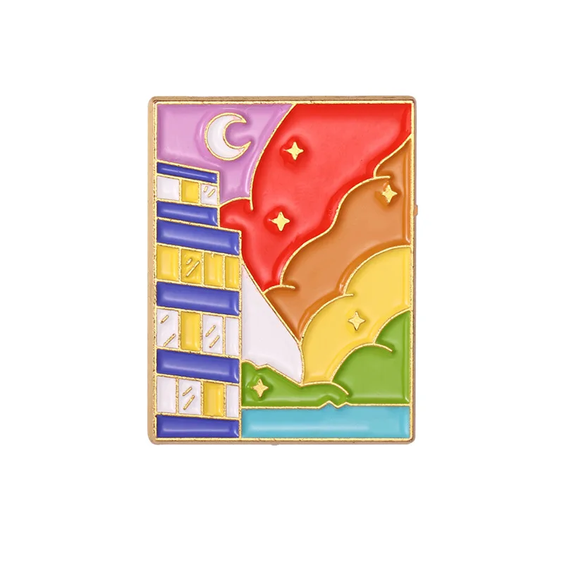 Rainbow Enamel Brooch for Women and Kids 9 Rainbow Enamel Brooch for Women and Kids - Image 9