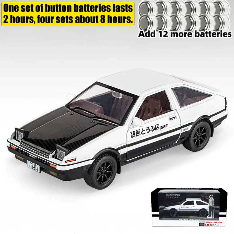 Toyota AE86 Truend Diecast Model 1:30 Scale 7 Toyota AE86 Truend Diecast Model 1:30 Scale - Image 7