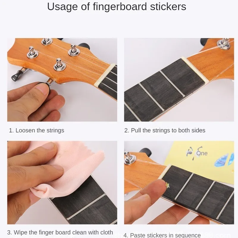 Vibrant Fretboard Sticker Set for Guitars 5 Vibrant Fretboard Sticker Set for Guitars - Image 5