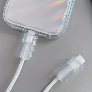 Transparent Cable Protector Sleeves Set for Apple Cables 13 Se945d717ac614d2daab522a8b4916659q