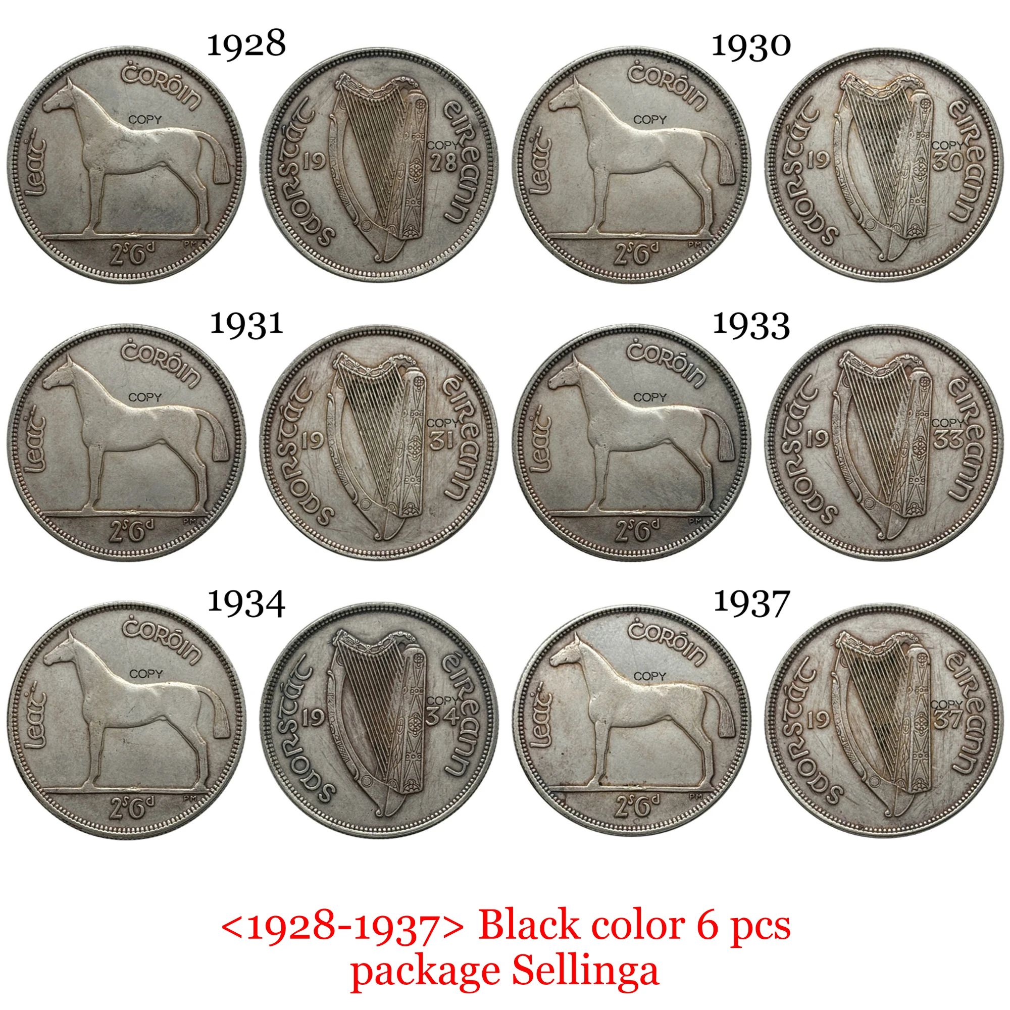 Vintage Irish Replica Item Set 1928-1937 3 Vintage Irish Replica Item Set 1928-1937 - Image 3