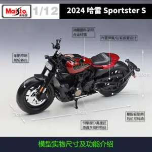 Maisto 2024 Harley Sportster S diecast model 10 Se9515ddec6c04771b2c69700cd429b3bc