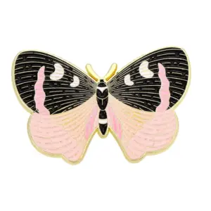 Fairy Butterfly Enamel Brooch with Moon Moth 17 Se963d92576df4e01b99218e1dec3cc89W