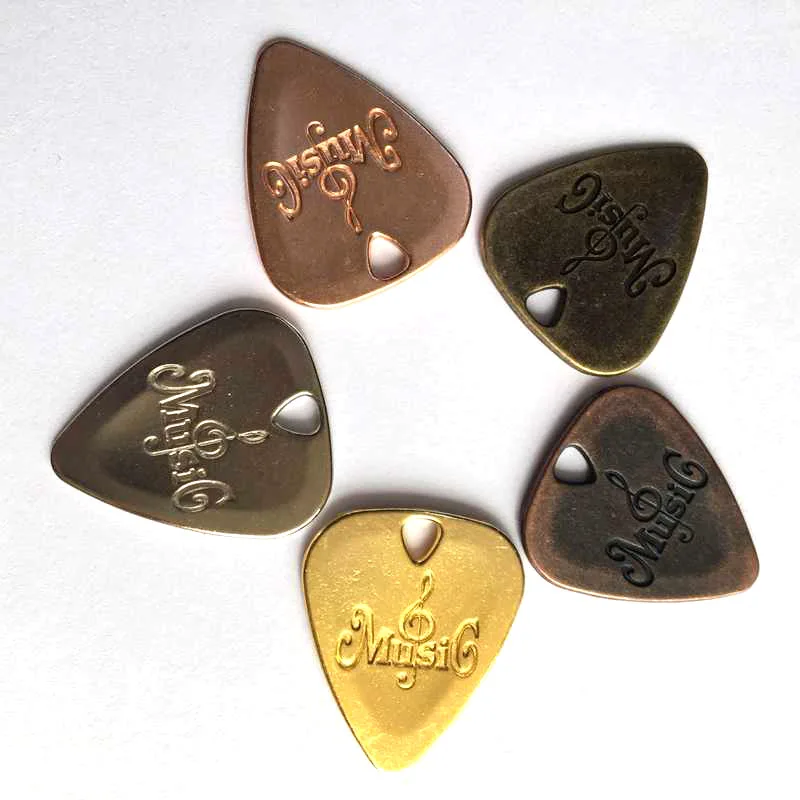 Stainless Steel Guitar Pick in Multiple Finishes 2 Stainless Steel Guitar Pick in Multiple Finishes - Image 2