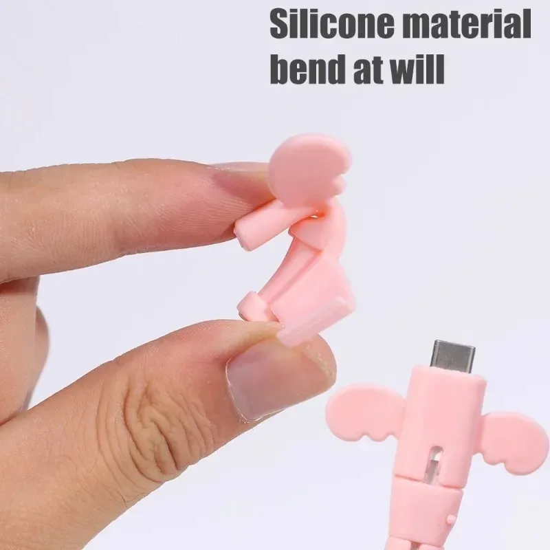 Cute Wing-Shaped Silicone Cable Protective Covers 5 Cute Wing-Shaped Silicone Cable Protective Covers - Image 5