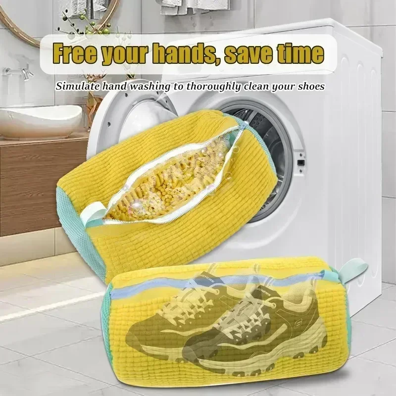 Reusable Shoe Washing Bag 39x19cm for Large Shoes 2 Reusable Shoe Washing Bag 39x19cm for Large Shoes - Image 2