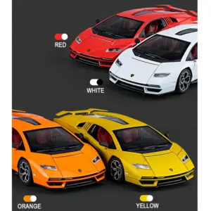 White 1/24 Scale Supercar Model by WELLY 12 Se996986b93f7453fb1a848434f953681e