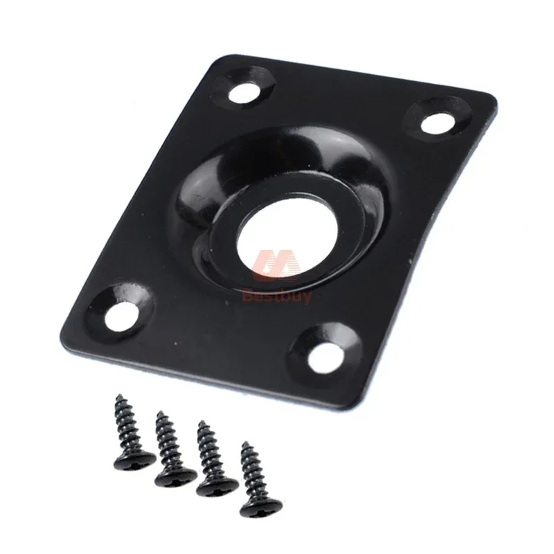 Bass Guitar Metal Jack Plates Set (10-Pack) 7 Bass Guitar Metal Jack Plates Set (10-Pack) - Image 7