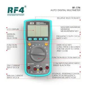 Digital Multimeter DT-17N & RF-17N 13 Se9dbd3fd03c14fd8bf0336a28b651eabJ