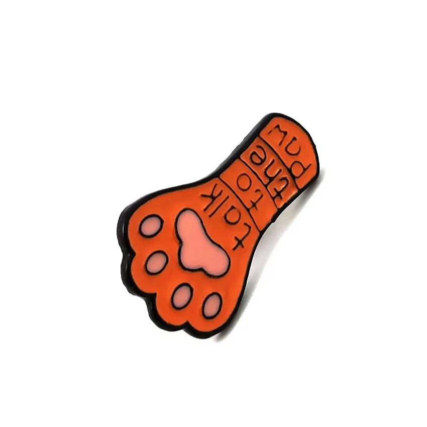 Vibrant Enamel Cartoon Dog Paw Brooch 6 Vibrant Enamel Cartoon Dog Paw Brooch - Image 6