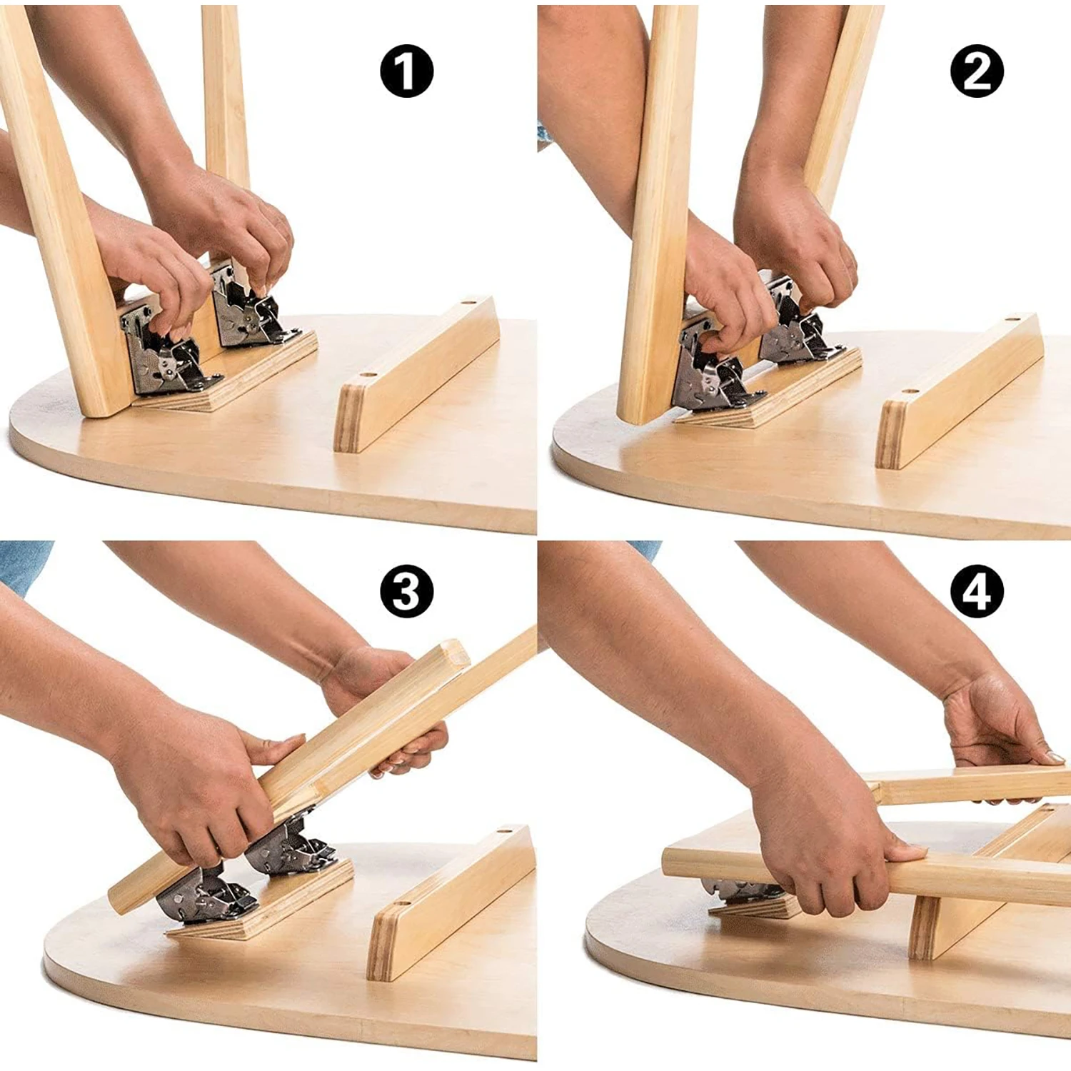 Industrial Iron Foldable Hinge for DIY Furniture 6 Industrial Iron Foldable Hinge for DIY Furniture - Image 6