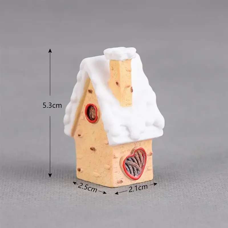Festive Resin Miniature House for Holiday Decor 7 Festive Resin Miniature House for Holiday Decor - Image 7