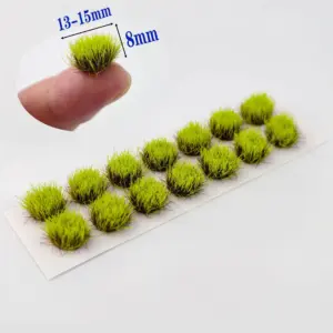 Mini Static Grass Tufts 8.1mm for Model Scenes 15 Sea3855c190bf444d93df97ebbd8e2c414