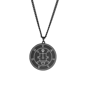 Stainless Steel Satan Sigil Vassago Necklace 19 Sea409917d4a04775b3889b0c3d901aa4L
