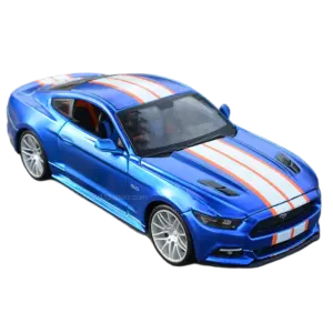 2014 Ford Mustang GT 1:24 Diecast Model in Silver 12 Sea55c77112074884989665118352315da