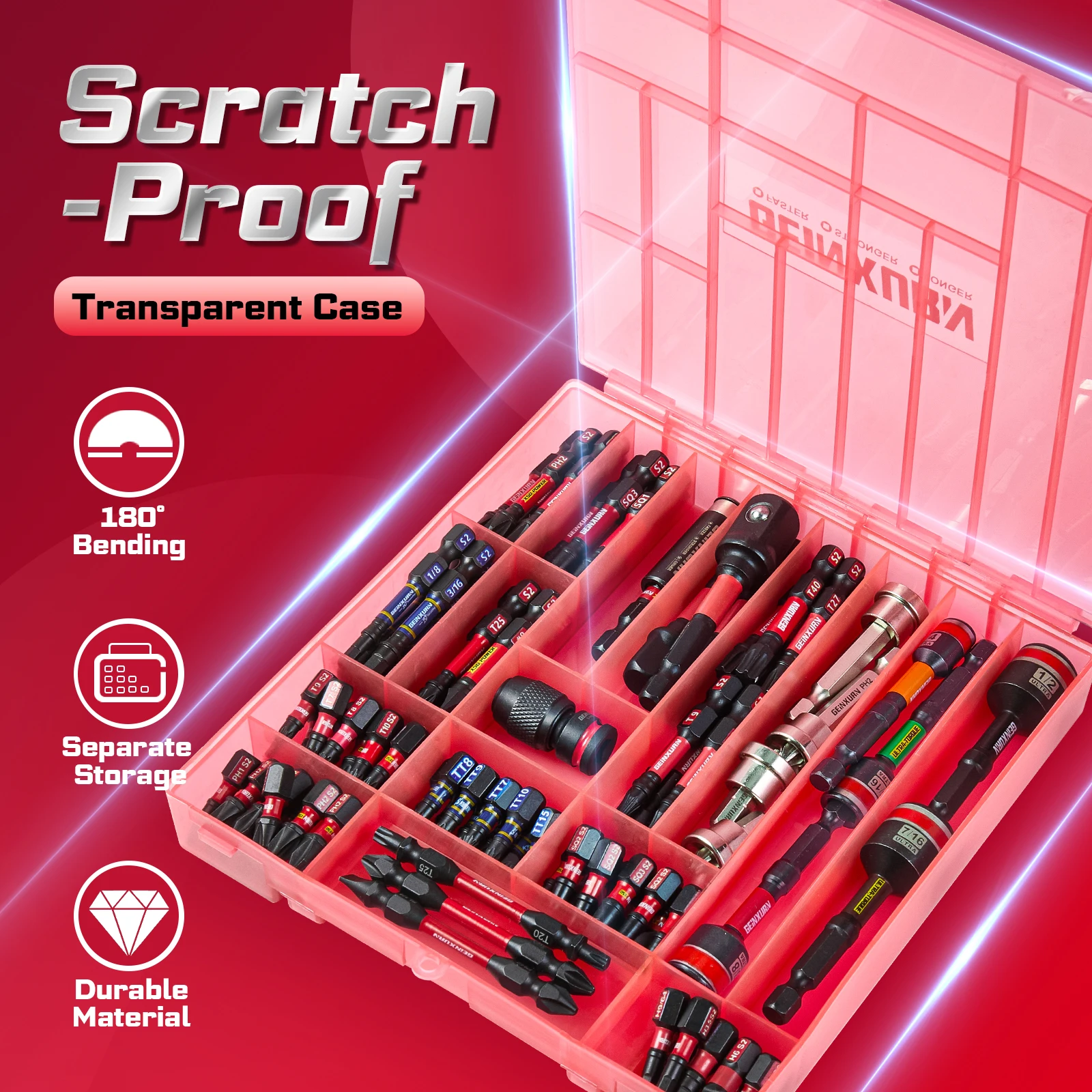 Professional Impact Screwdriver Set with 98 Pieces 6 Professional Impact Screwdriver Set with 98 Pieces - Image 6