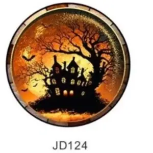 Halloween Stained-Glass Window Sticker 10" 13 Sea81b0f527dd46b5afac945c1af8d16bl