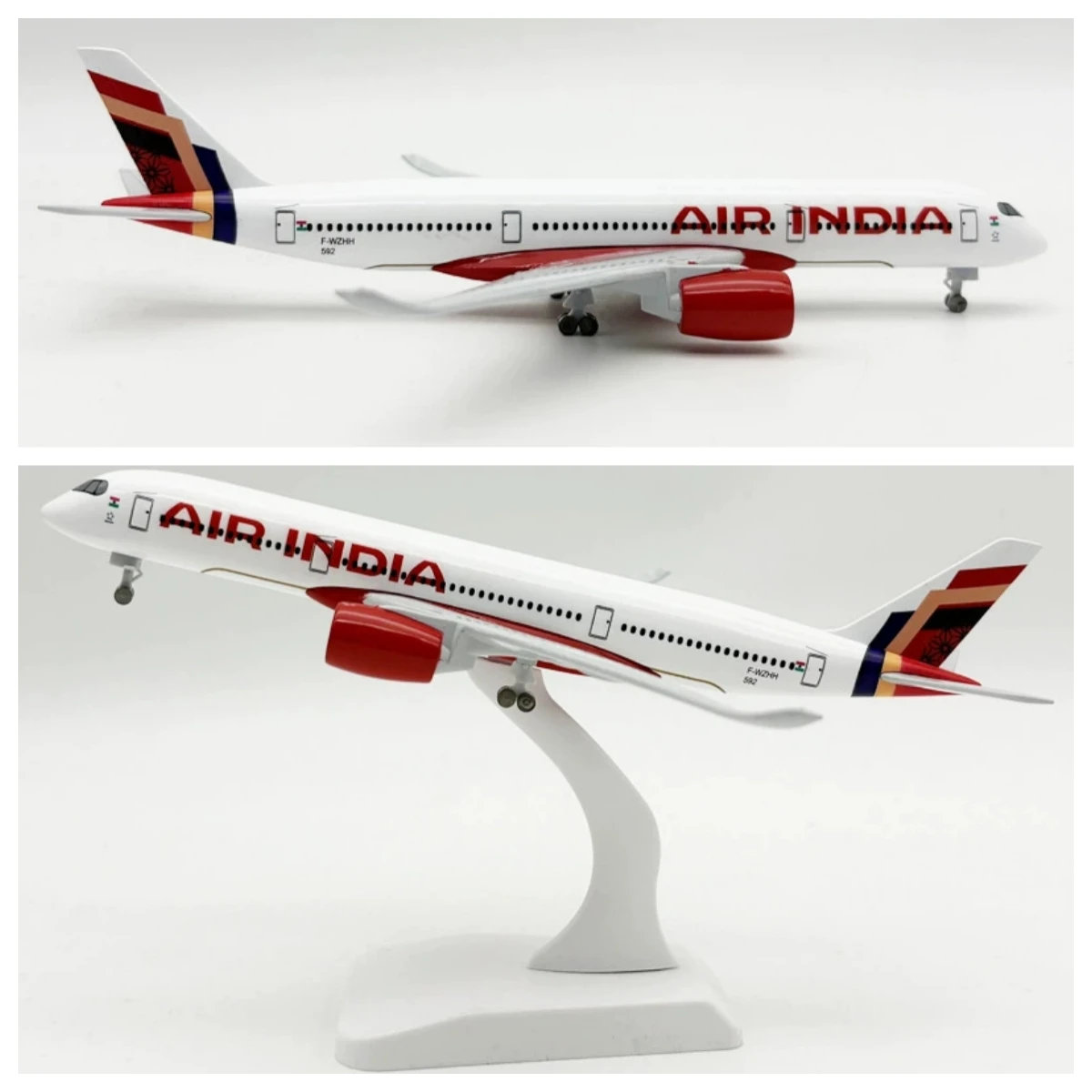 Air India A350 Model Aircraft Replica 20cm 5 Air India A350 Model Aircraft Replica 20cm - Image 5