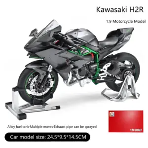 Kawasaki H2R 1:9 Diecast Motorcycle Model 14 Seae9fa8dde44409a950fe971dc1c7e64P