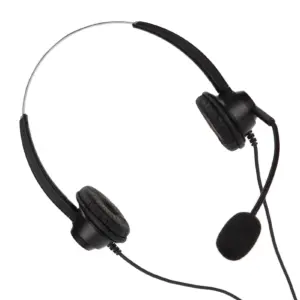 Black RJ9 Binaural Office Headset for Calls 8 Seb061791451245f4b764d0586658bfbeg
