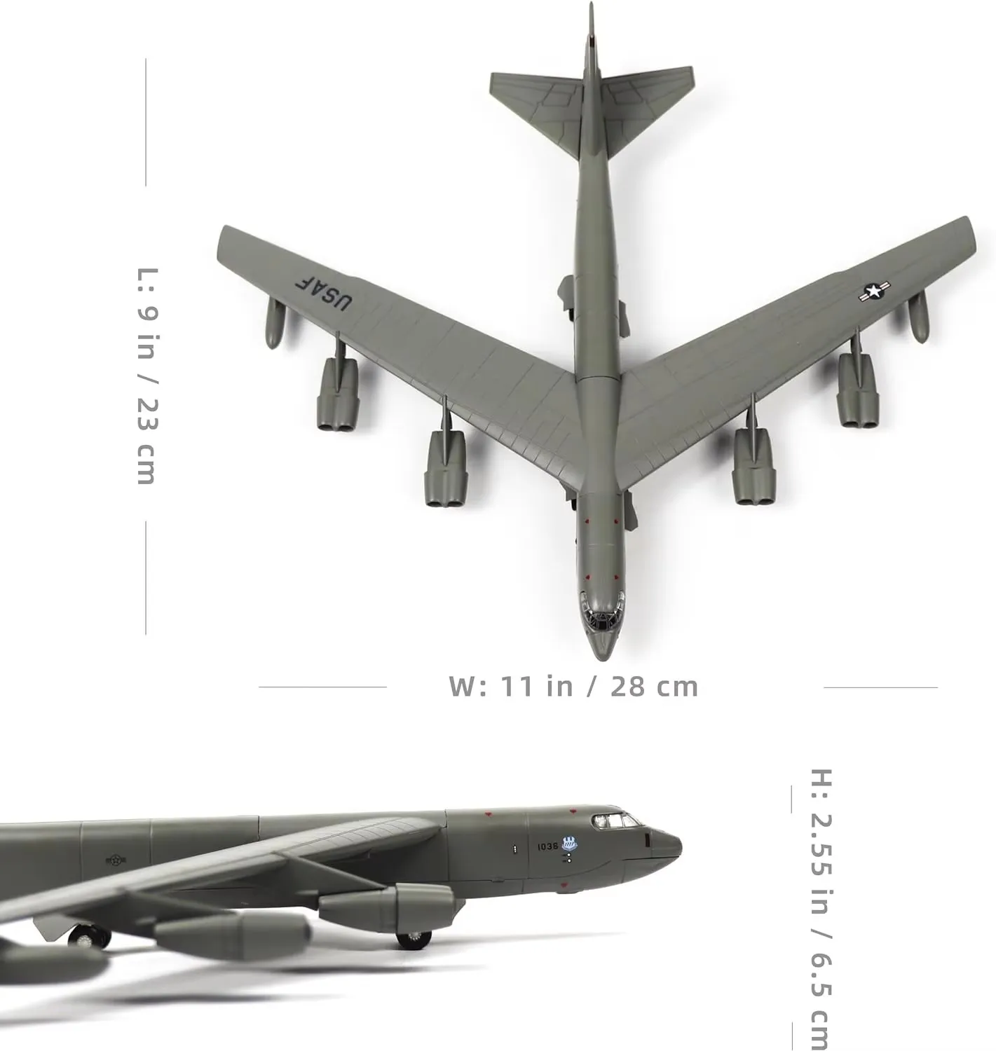 B-52 Stratofortress 1/200 Diecast Model 6 B-52 Stratofortress 1/200 Diecast Model - Image 6