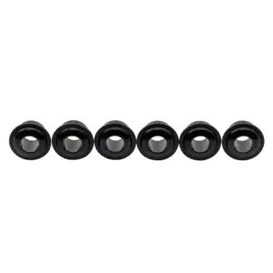 Set of Six Black Guitar Tuner Bushings for Vintage Conversion 12 Seb2313b1a0a147aab15394f1245a6ce81