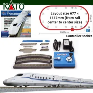 KATO N Scale Shinkansen Model Set in Vibrant Colors 11 Seb35fe085b6f47dd972f1d320b254569K