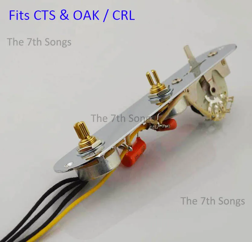 TL Guitar Control Plate in Four Finishes 3 TL Guitar Control Plate in Four Finishes - Image 3