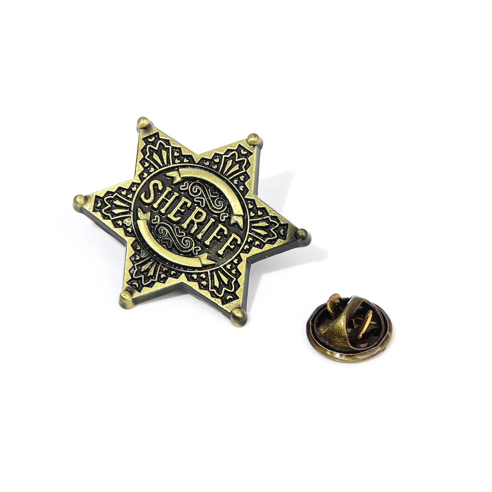 Western Hexagon Star Sheriff Badge Accessory 7 Western Hexagon Star Sheriff Badge Accessory - Image 7