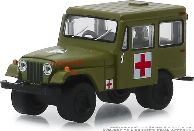 1976 Jeep DJ-5 Ambulance Diecast Model in Green 3 1976 Jeep DJ-5 Ambulance Diecast Model in Green - Image 3