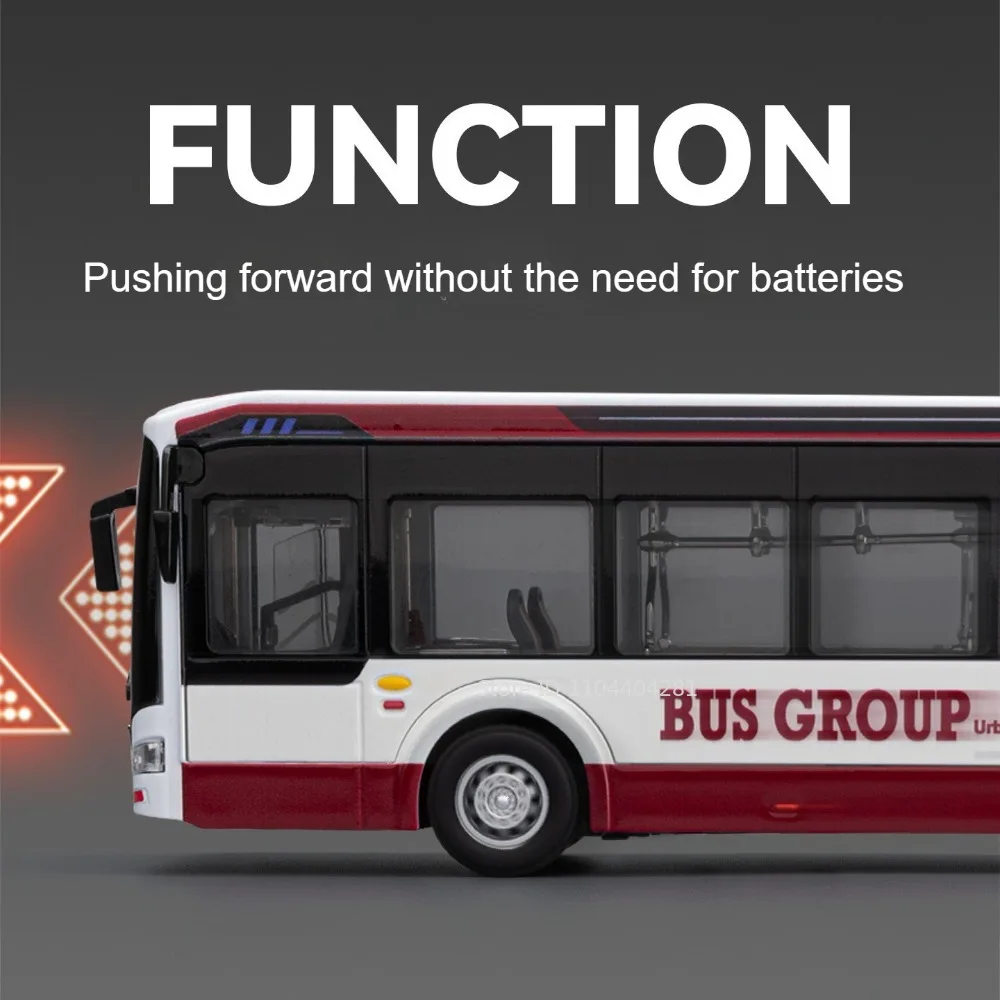 Diecast Electric Airport Bus Model 1:42 Scale 5 Diecast Electric Airport Bus Model 1:42 Scale - Image 5