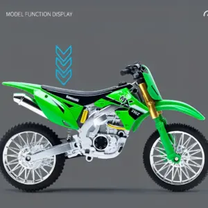 1:10 Scale KX450 Alloy Off-Road Motorcycle Model 15 Sec1561e89ad248d788ee40c5baee93b15