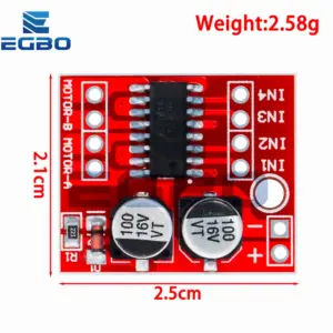 Red DC Motor Driver Module with Dual H-Bridge 12 Sec1c2ea572c34ee48d2c1d43fe318316S