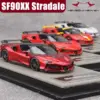HH Model 1/64 SF90XX Stradale resin Motor Vehicle Toy Die-casting Metal Model Collection Boy Christmas Gifts