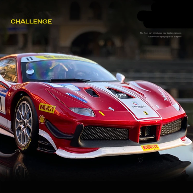 Ferrari 488 Challenge 1:24 Diecast Model 3 Ferrari 488 Challenge 1:24 Diecast Model - Image 3