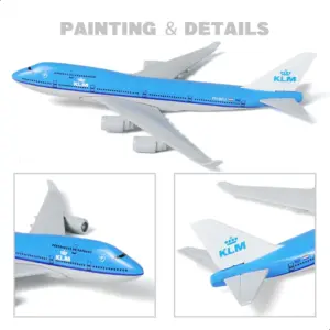 KLM Boeing 747 Diecast Model 1/400 Scale 8 Sec6713e8c558467c82dc6631375ebcf2Y