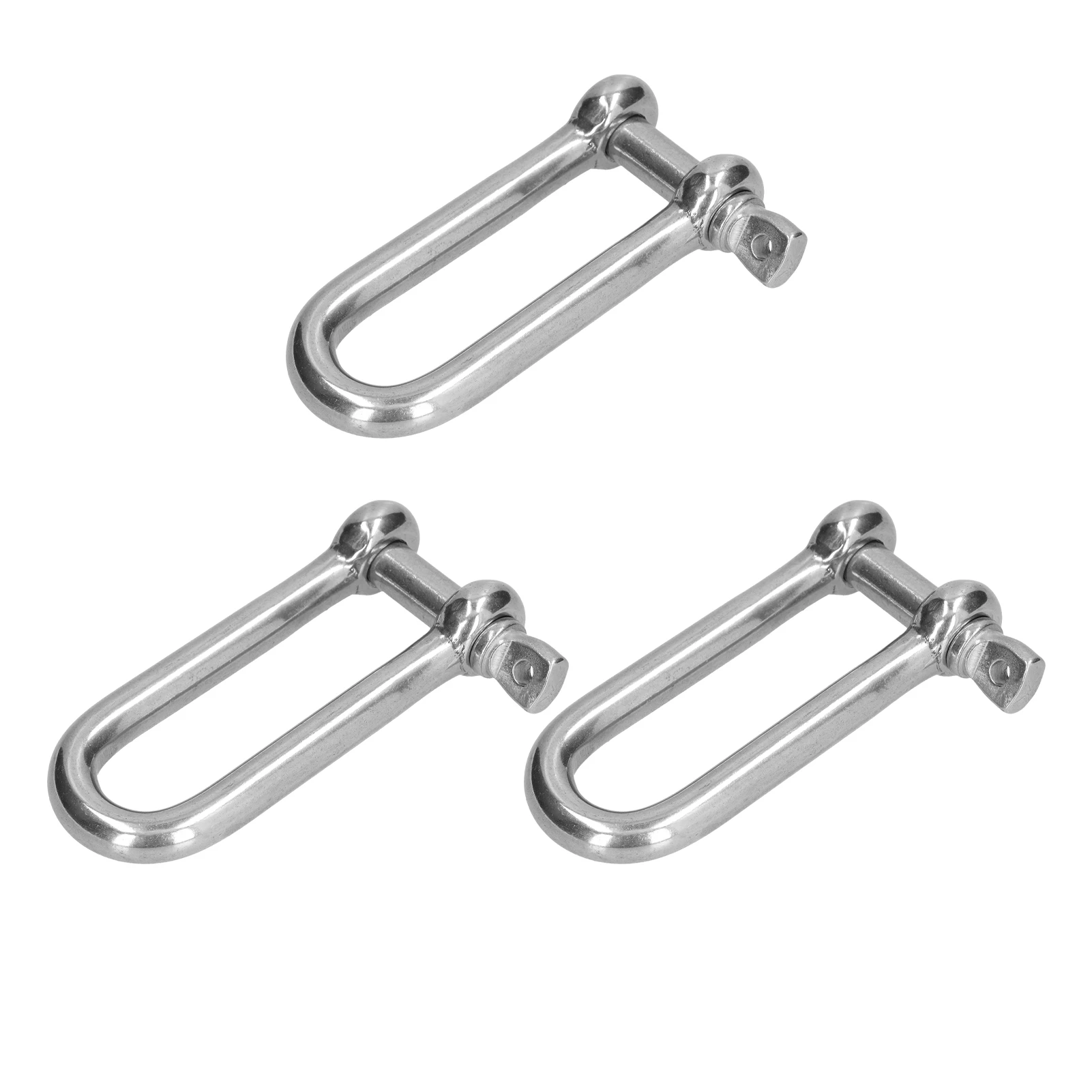 Stainless Steel Long D Shackle 4 Sizes 7 Stainless Steel Long D Shackle 4 Sizes - Image 7