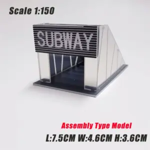 Modern 1/64, 1/87, 1/150 Miniature Subway Entrance 10 Secadc0c737b540fb8bc418652fca437eo