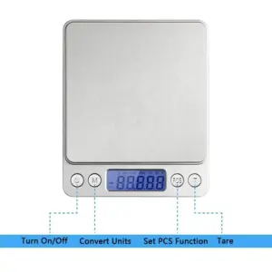 Stainless Steel Digital Scale 3000g 8 Secc83c6510d144d6a476b9c92a4029e1A