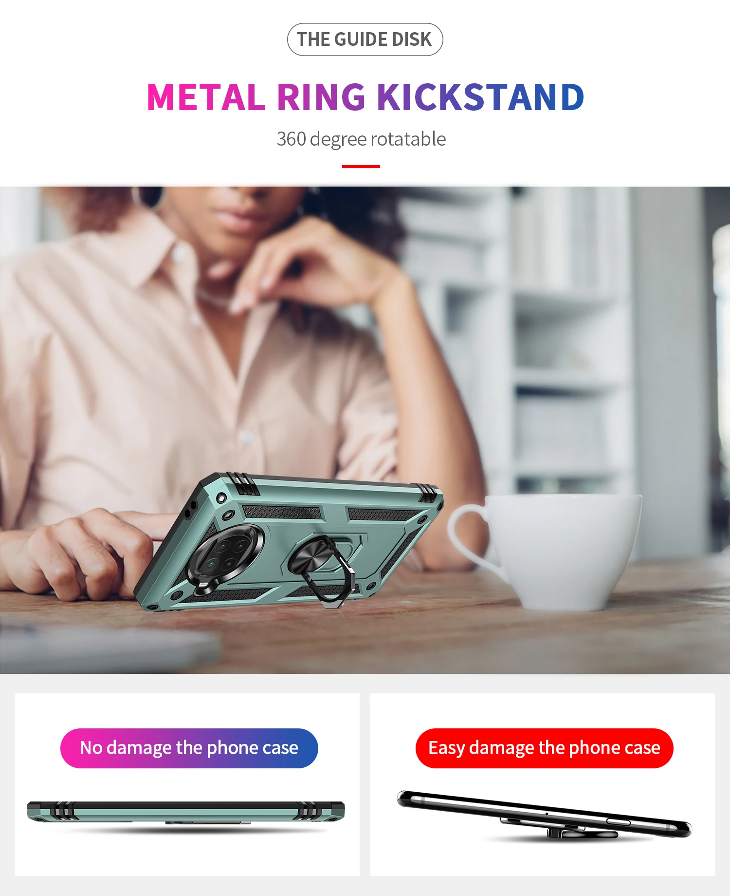 Rugged Phone Case for Xiaomi 10T Lite & Redmi Note 9 Pro 6 Rugged Phone Case for Xiaomi 10T Lite & Redmi Note 9 Pro - Image 6